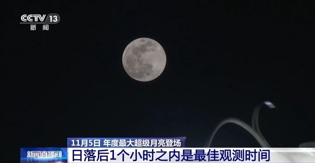 11月5日,超级月亮登场!