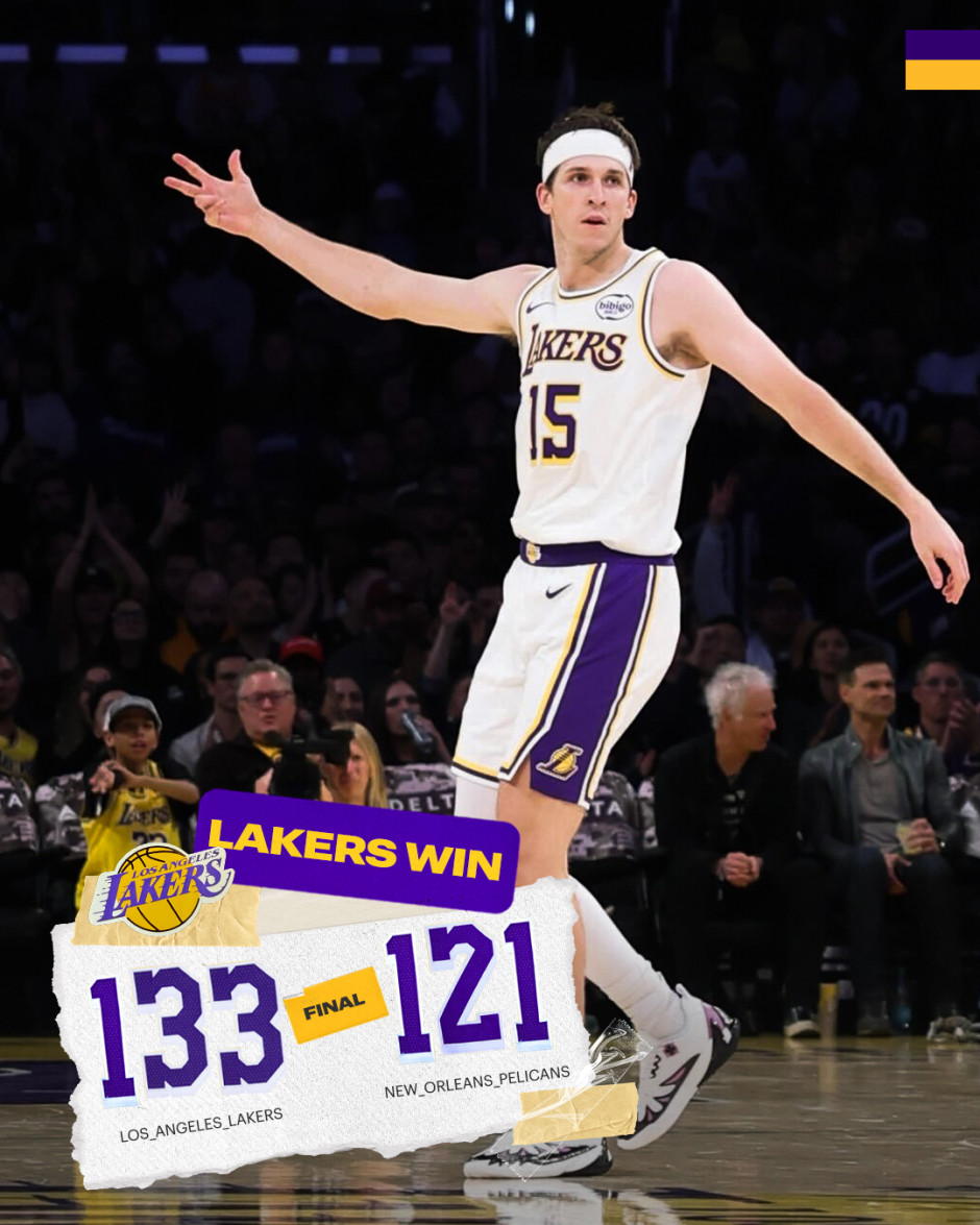 NBA回放全场录像高清：常规赛鹈鹕vs湖人（12月1日）东契奇34+12+7