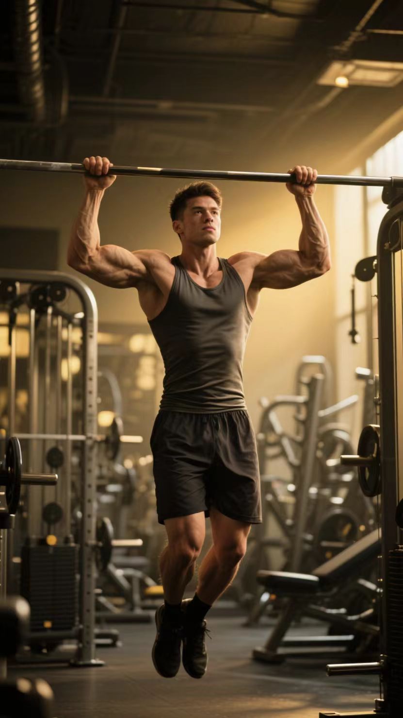 背阔肌发力训练_引体向上省力技巧_引体向上挂钩技巧