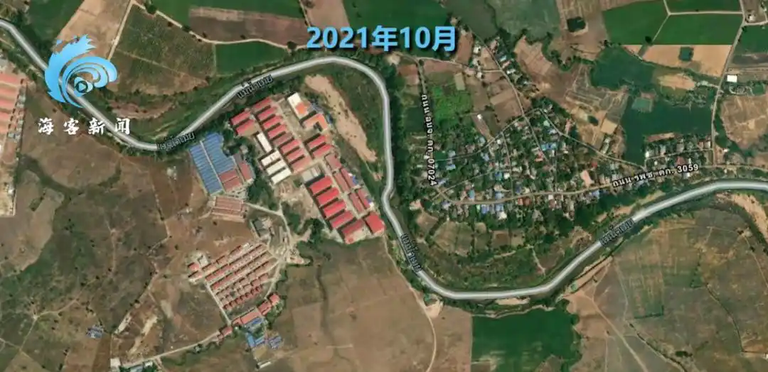 卫星探秘缅东妙瓦底：kk园区2年扩3倍_缅甸边境电诈园区_妙瓦底电诈园区卫星图