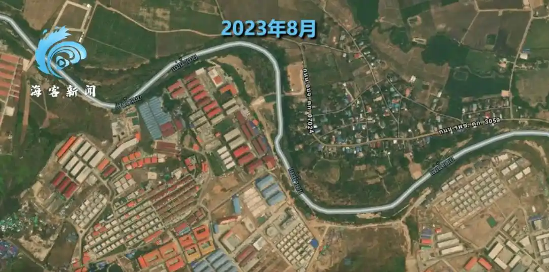 缅甸边境电诈园区_卫星探秘缅东妙瓦底：kk园区2年扩3倍_妙瓦底电诈园区卫星图