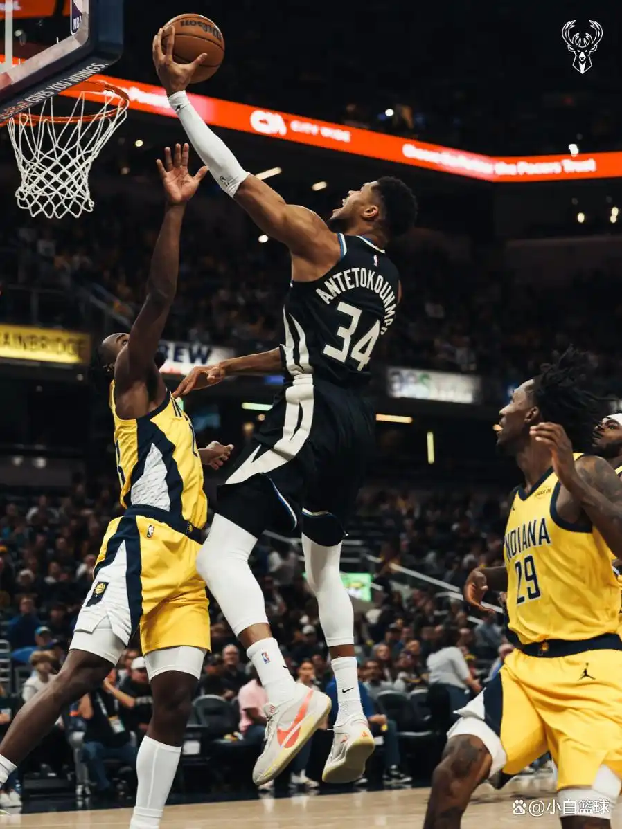 扬尼斯雄鹿绝杀步行者_字母哥33+13送压哨绝杀 雄鹿客场险胜步行者_字母哥高光表现数据