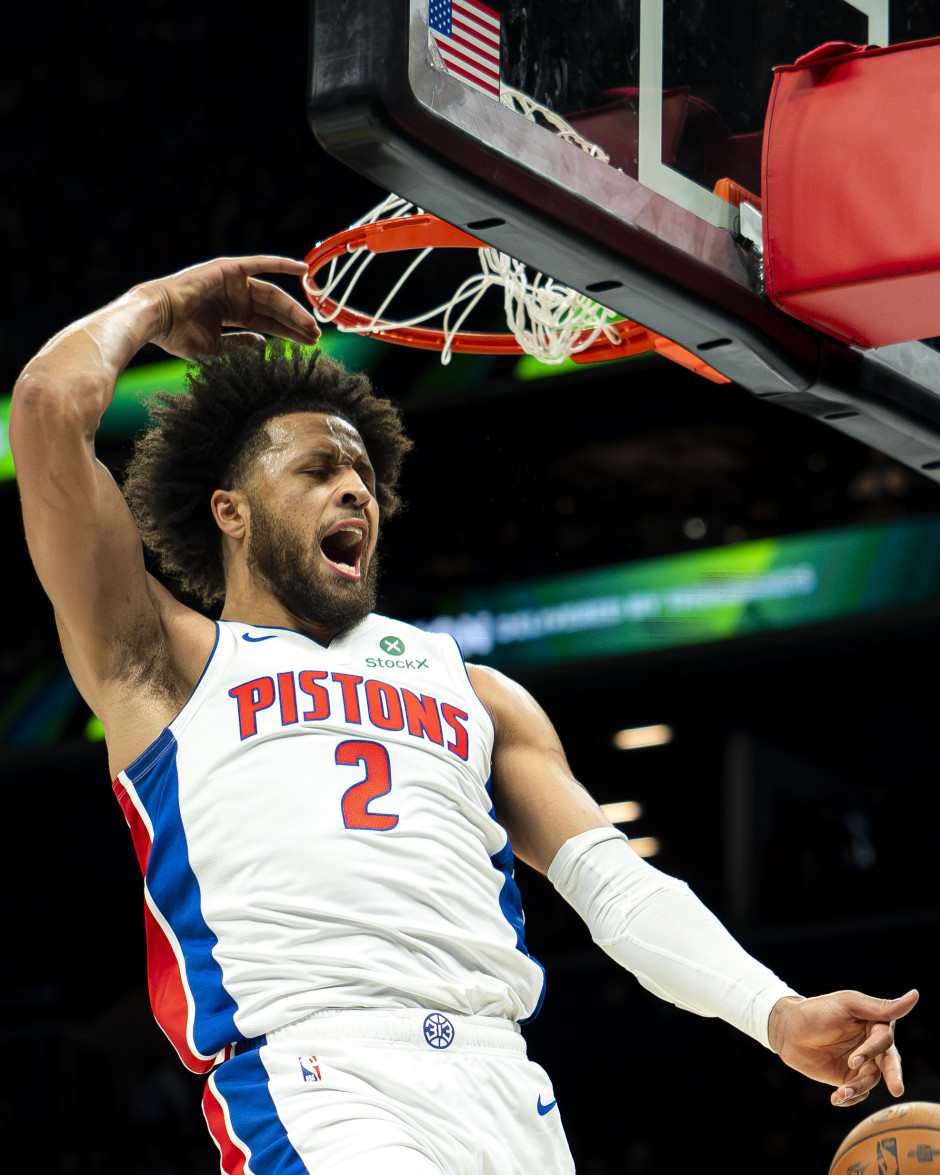 NBA高清直播在线直播：常规赛开拓者vs活塞（12月6日）阿夫迪亚PK坎宁安