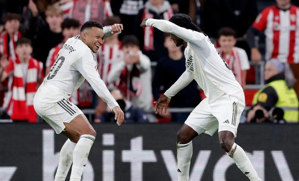 7分钟闪击！姆巴佩双响皇马3-0完胜，阿诺德亮眼，西甲积分榜出炉