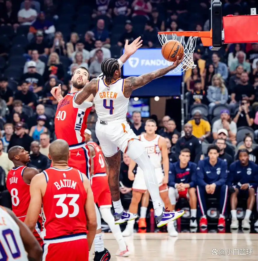 格林首秀29+6三分！卡登缺席快船惨败太阳 布克24+7祖巴茨23+11