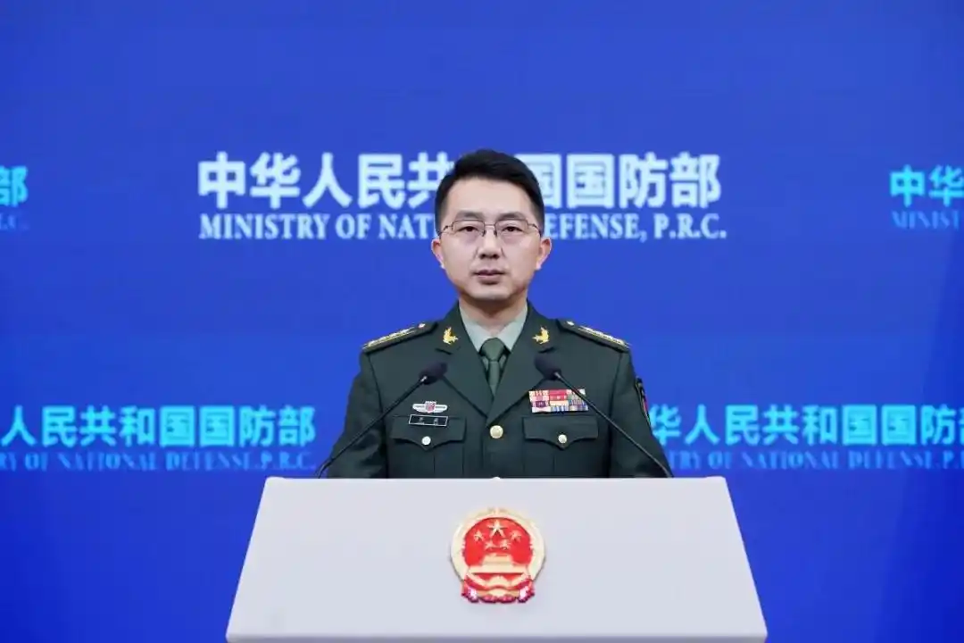 国防部蒋斌发言_解放军警告日本_中国军号日语海报