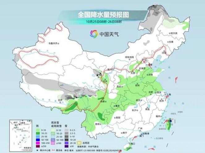 中东部降水稀少_青藏高原东部明显降雪_强降雪来袭！多地将再度刷新气温新低