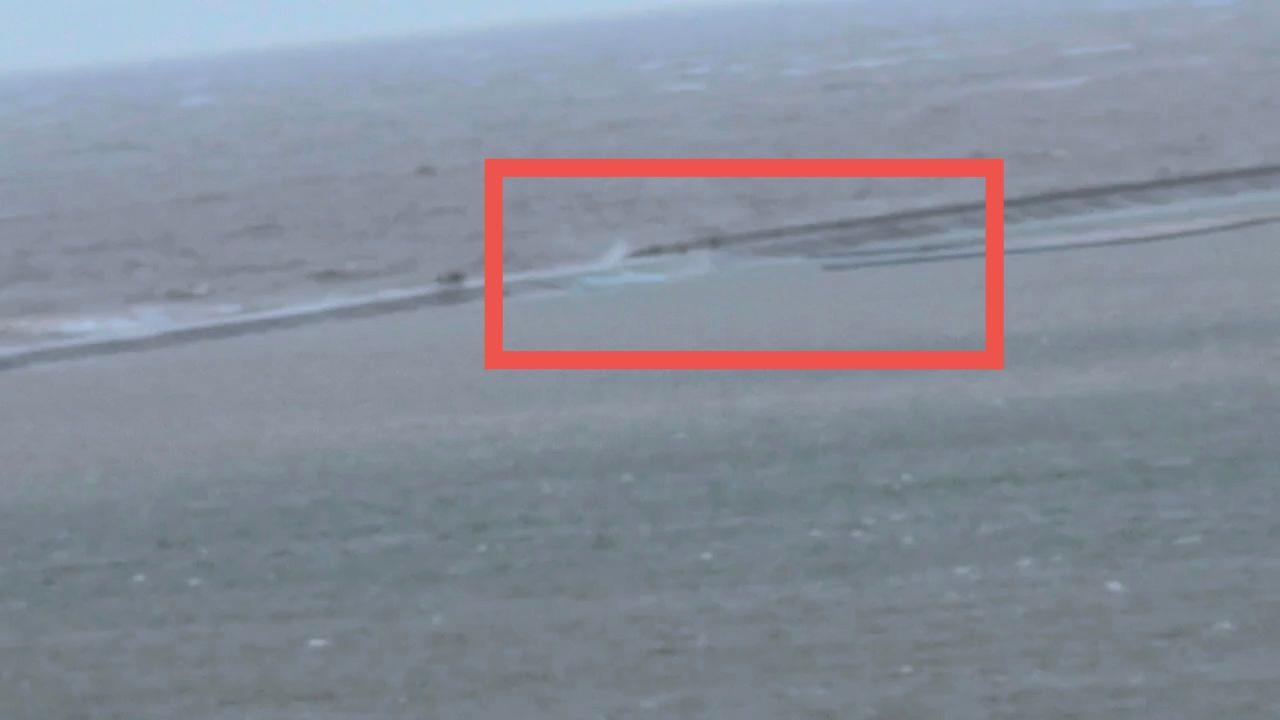 江苏启东一景区观光小火车落水，事故现场画面曝光