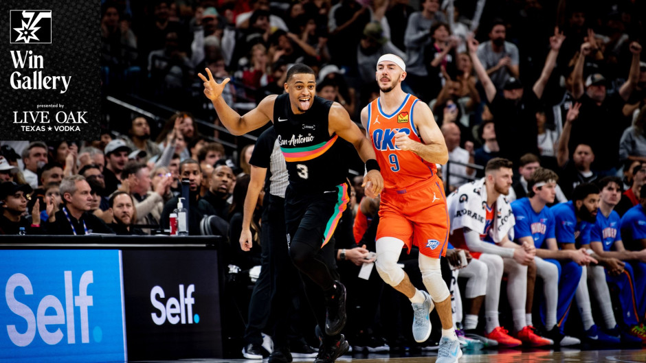 NBA回放全场录像高清：常规赛雷霆vs马刺（12月24日）亚历山大空砍33分