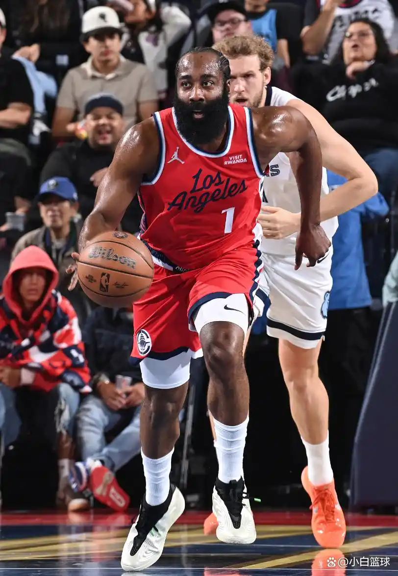 哈登状态低迷快船三连败原因_NBA快船灰熊比赛分析_哈登23+11杰克逊24分 快船107-112不敌灰熊