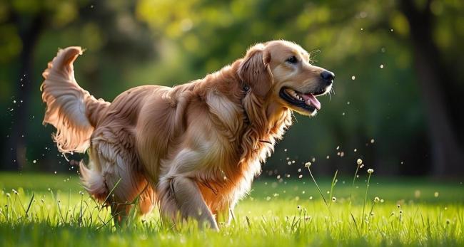 金毛未系绳扑倒老人 主人被判赔22万