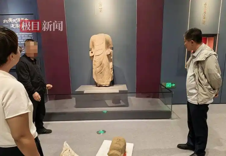 村民在养猪场旁挖出1400年前佛首_北魏时期佛首修复_山西汾阳市佛首发现