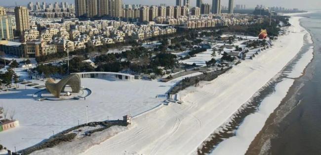 中国这个“雪窝子”你知道吗 威海深夜大雪纷飞