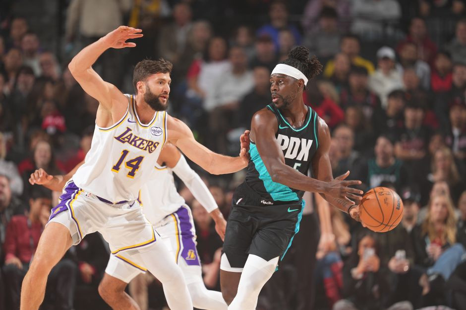 NBA常规赛录像回放完整版-湖人vs开拓者全场回放（1.18）詹姆斯单核带队独木难支