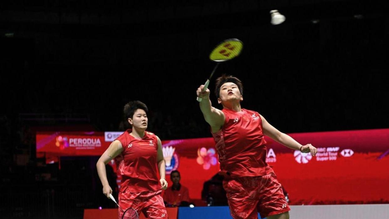 中国羽毛球公开赛女双1/4决赛_2026羽毛球女双比赛高清视频_刘圣书谭宁VS本雅帕伦塔卡恩