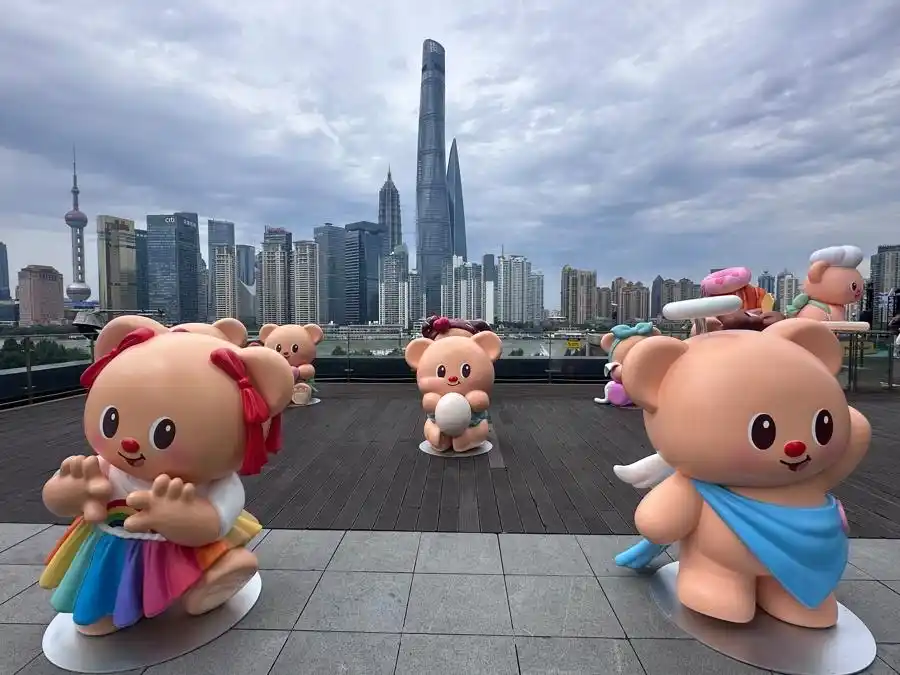 32只黄油小熊空降上海外滩bfc_2026上海之夏国际消费季家庭消费活动_徐汇西岸亲子家庭夏日活动