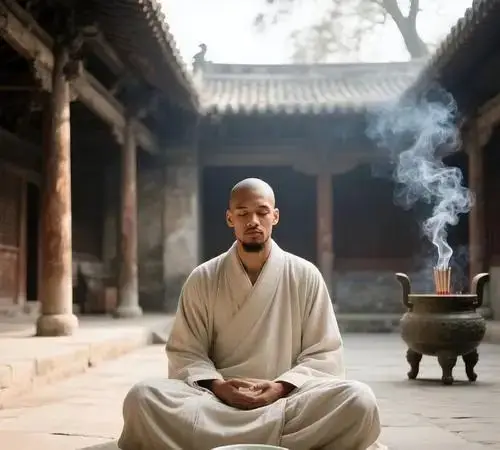 文班亚马禅意体验_组图:文班亚马身穿绿色僧袍步入比赛球馆_文班亚马少林闭关修行