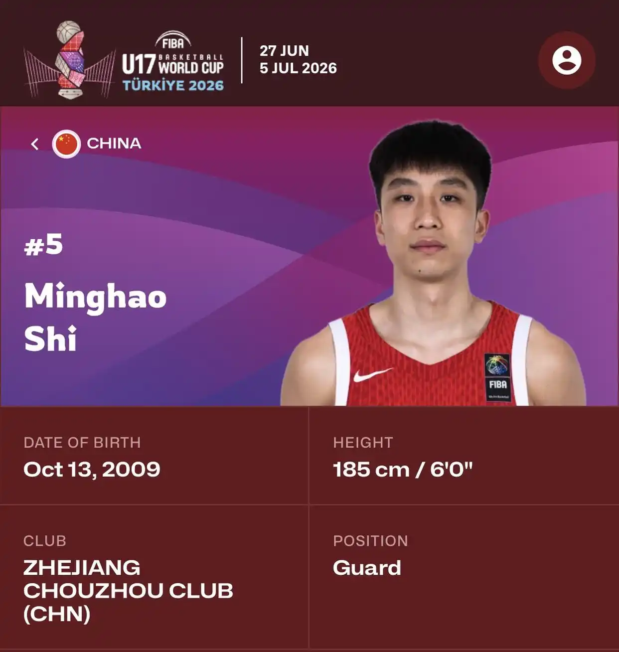 u17男篮世界杯来了 中国下一位nba球员或就在其中_2026年U17男篮世界杯中国队名单_浙江稠州石洺豪U17世界杯表现